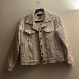 Corduroy beige jacket